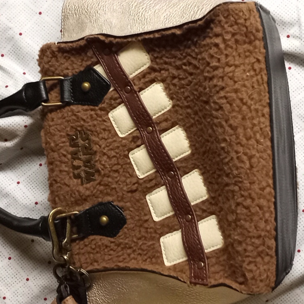 Star wars fuzzy Chewbacca purse